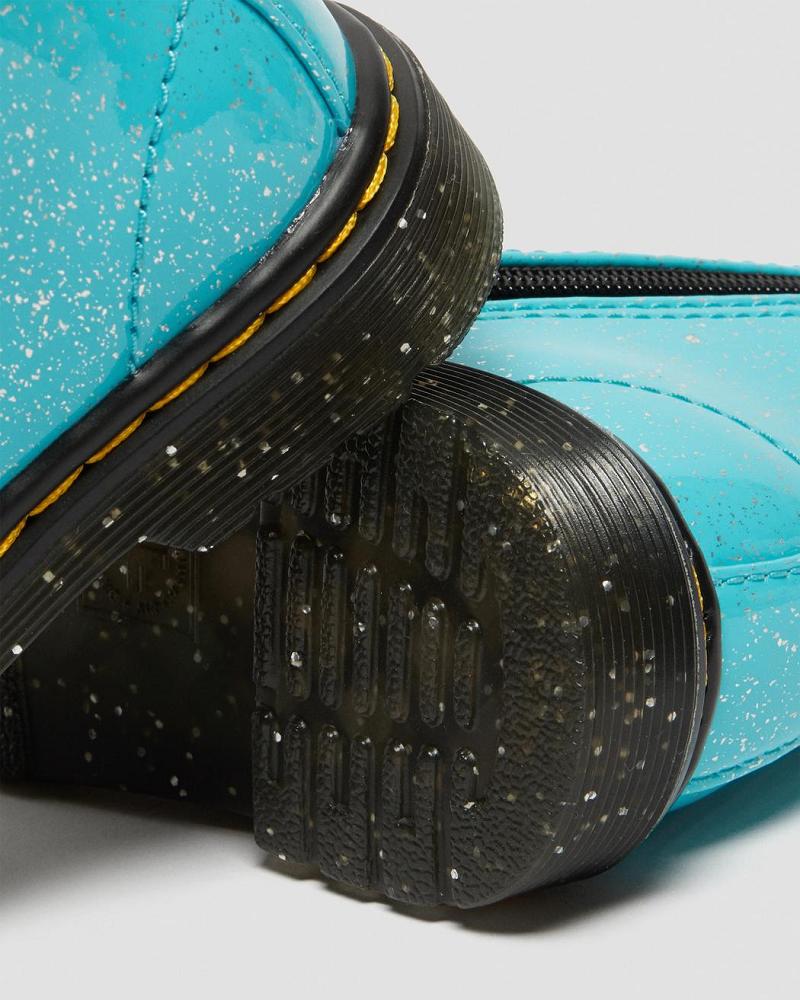 Dr Martens Toddler 1460 Glitter Veterlaarzen Kinderen Turquoise | NL 130DFM